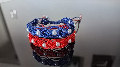 Macramé com Pérolas