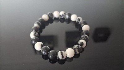 Pulseira Jaspe Zebrada
