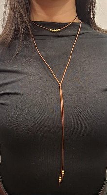 Colar Estendido Marron