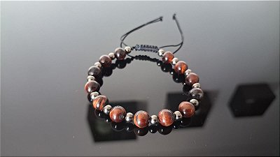 Pedra Olho de Boi com Hematitas