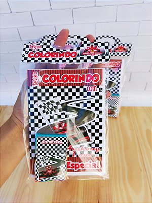 Kit Livrinho de Colorir Personalizado Formula One