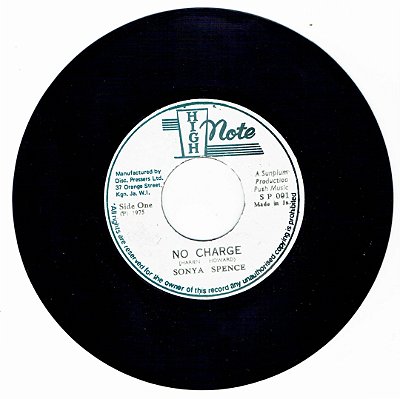 SONYA SPENCER - NO CHARGE