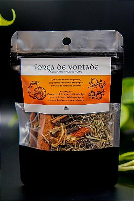 Banho de Ervas Força de Vontade (Zip Lock) - Vitalidade e Energia