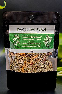 Banho de Ervas Proteção Total (Zip Lock) - Escudo Energético e Renovação