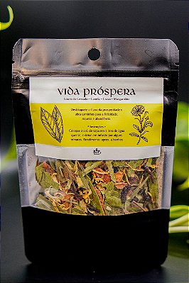 Banho de Ervas Vida Próspera (Zip Lock) - Abre Caminhos e Abundância