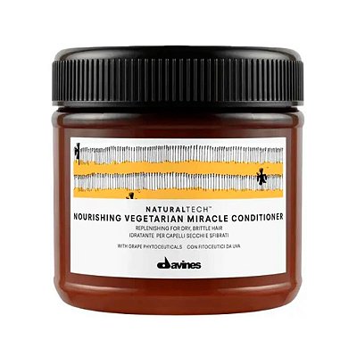 Davines New Nourishing Vegetarian Miracle Conditioner 250ml - Condicionador para cabelos ressecados