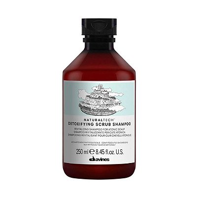 Davines Detoxifyng Scrub Shampoo 250ml - Esfoliante para couro cabeludo