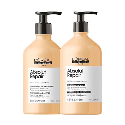 L'Oréal Professionnel Absolut Repair Duo Shampoo + Condicionador 750ml
