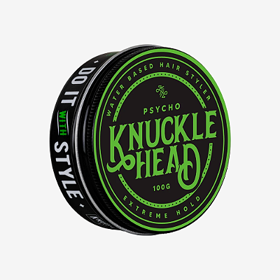 Knucklehead Pomada Psycho 100g - Efeito brilho e Alta Fixação