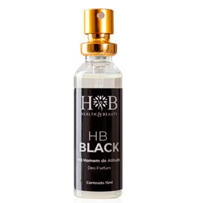 Perfume HB Black - Homem de Atitude - 15ml