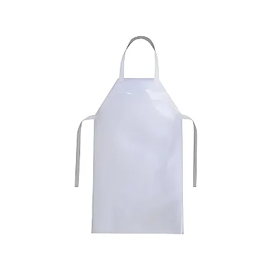 AVENTAL PVC FORRADO PLUS BRANCO ILHOS CORDAO 1,20X0,70 CA 28303