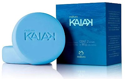 Sabonete Kaiak - Caixa com 2 unidades 90g cada unidade.