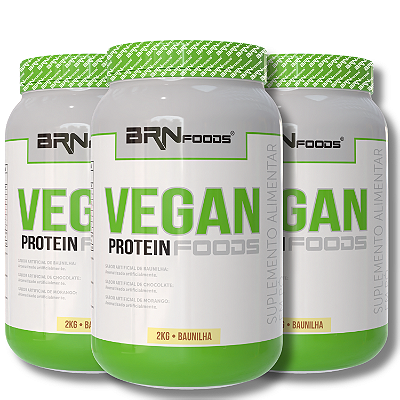 Kit 3x Vegan Protein 2kg - BRN Foods
