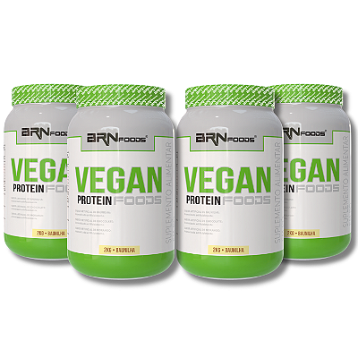 Kit 4x Vegan Protein 2kg - BRN Foods