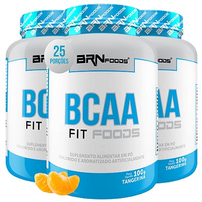 Kit 3x BCAA Fit Foods 100g - BRN Foods