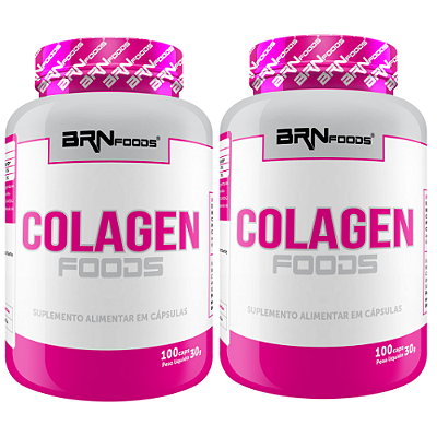 Kit 2 Unidades Pink Colágeno 100 Cáps BRN Foods