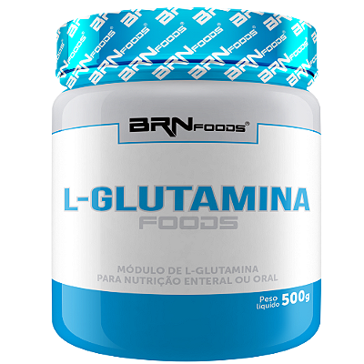 L- Glutamina 100% Pura 500g - BRNFOODS