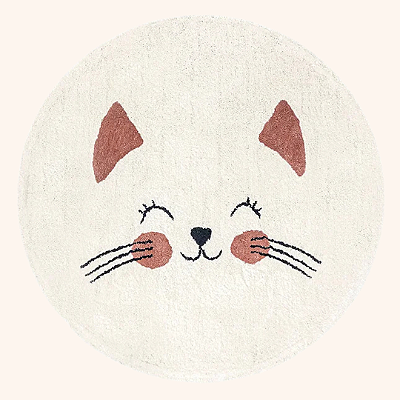 Tapete Infantil Algodão Gatinho