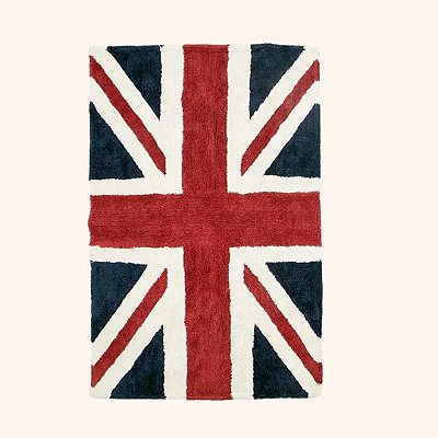 Tapete Infantil Algodão Bandeira Inglesa