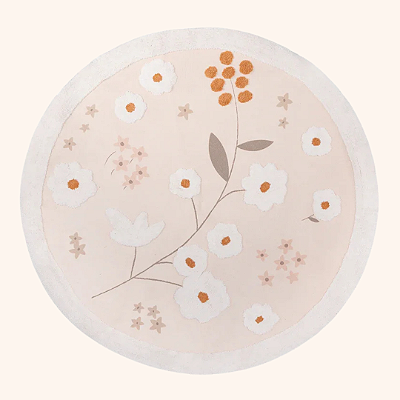 Tapete Infantil Print Flor Afeto