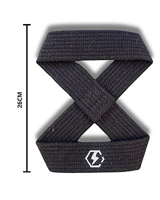 Strap Oito Luva Academia Musculação Strongman