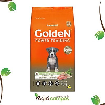Golden Cães Filhotes Treinamento e Competição(15kg)