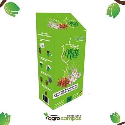Erva-Mate ( Camomila, Anis Estrelado, Capim Limão e Carqueja.)