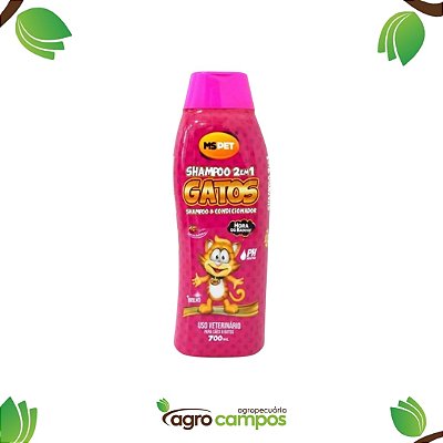 Shampoo 2 em 1 Gatos-700ml