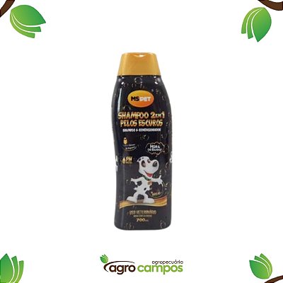 Shampoo 2 em 1 Pelos escuros ( Shampoo E Condicionador)-700ml