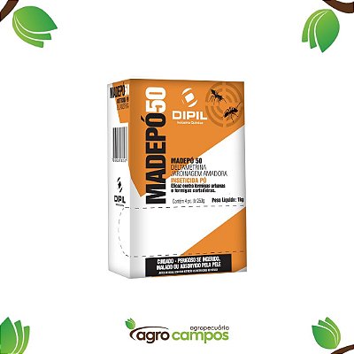 Formicida  Made Pó 50-1kg ( Contém 4 Pacotes De 250g )