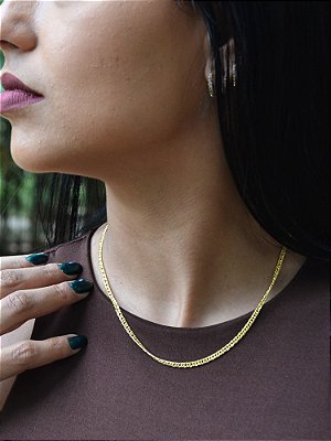 Corrente feminina grumet duplo 3 mm - fecho tradicional