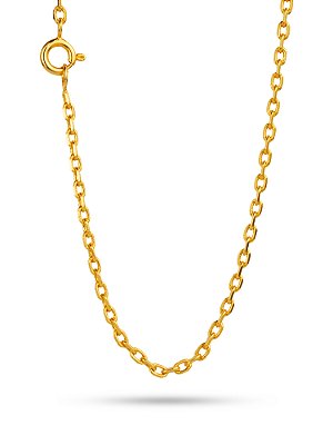 Colar feminino Cadeado 2 mm - fecho tradicional