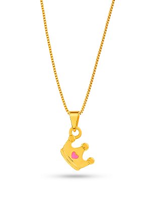Corrente princesa - banhado a ouro 18k
