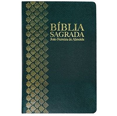 Bíblia Sagrada - ARC - Letra Normal - Capa - Semi Luxo Verde