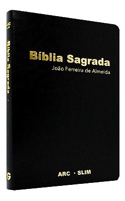 Bíblia Sagrada - ARC - SLIM - Preta