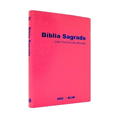 Bíblia Sagrada - ARC - SLIM - Rosa