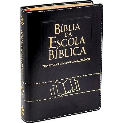 Bíblia da Escola Bíblica - Para Estudar e Ensinar Com Excelência - Preta