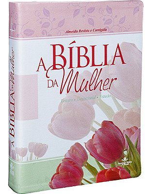 A Bíblia da Mulher - ARC - Grande - Flores