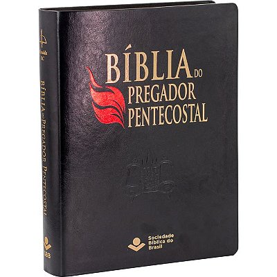 Bíblia do Pregador Pentecostal - ARC - Preta - Letra EXTRAGIGANTE
