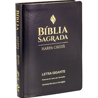 Bíblia Sagrada - RC - Harpa Cristã - Letra Gigante - Luxo