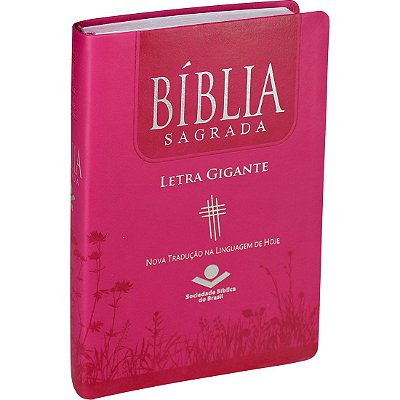 Bíblia Sagrada - NTLH - Letra Gigante - Capa Luxo - Pink