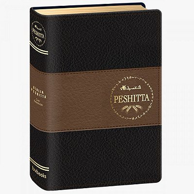 Bíblia PESHITTA - Com Referências Preta c/ Marrom