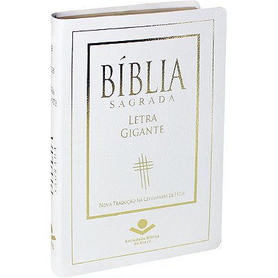 Bíblia Sagrada - NTLH - Letra Gigante - Capa Covertex - Branca