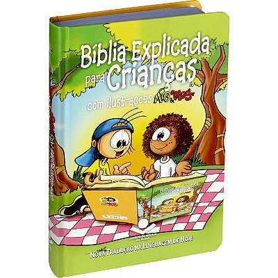 Bíblia Explicada Para Crianças Com Ilustrações Mig & Meg - NTLH