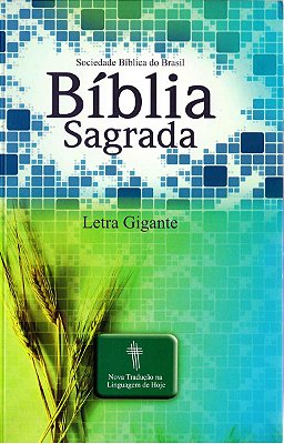 Bíblia Sagrada - NTLH - Letra Gigante - Capa Brochura - Verde/Trigo