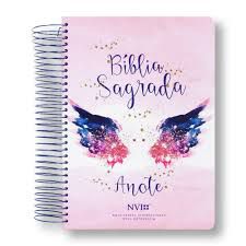 Bíblia Anote NVI - Espaço Para Anotações - Capa Dura Espiral - Asas do Pensamento