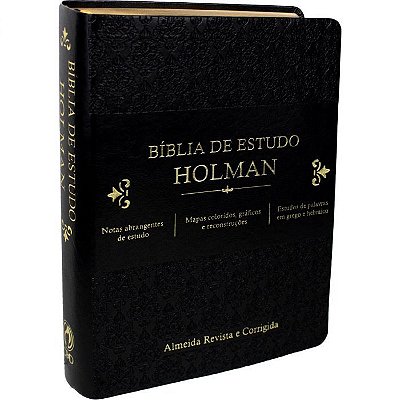 Bíblia de Estudo Holman - ARC - Preta