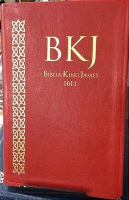 Bíblia King James - Fiel 1611 - ULTRAFINA - Luxo Vermelha