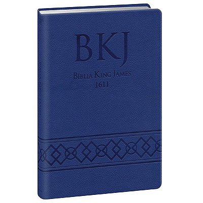 Bíblia King James - Fiel 1611 - ULTRAFINA GIGANTE BL-061 - Luxo Azul