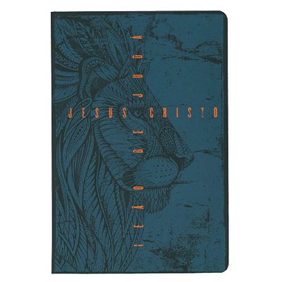 BÍBLIA NVT LEÃO DE JUDÁ - SOFT TOUCH - LETRA GRANDE - AZUL